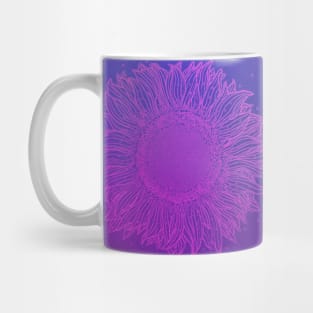 Majestic Purple Sunflower Mug